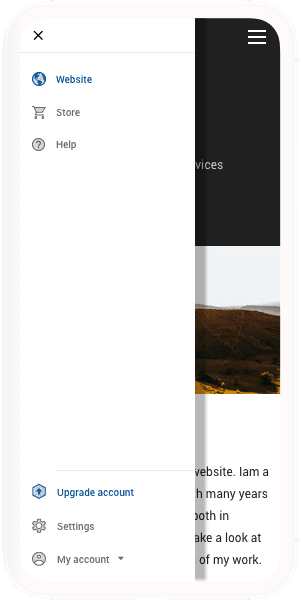 Mobile-ready website settings